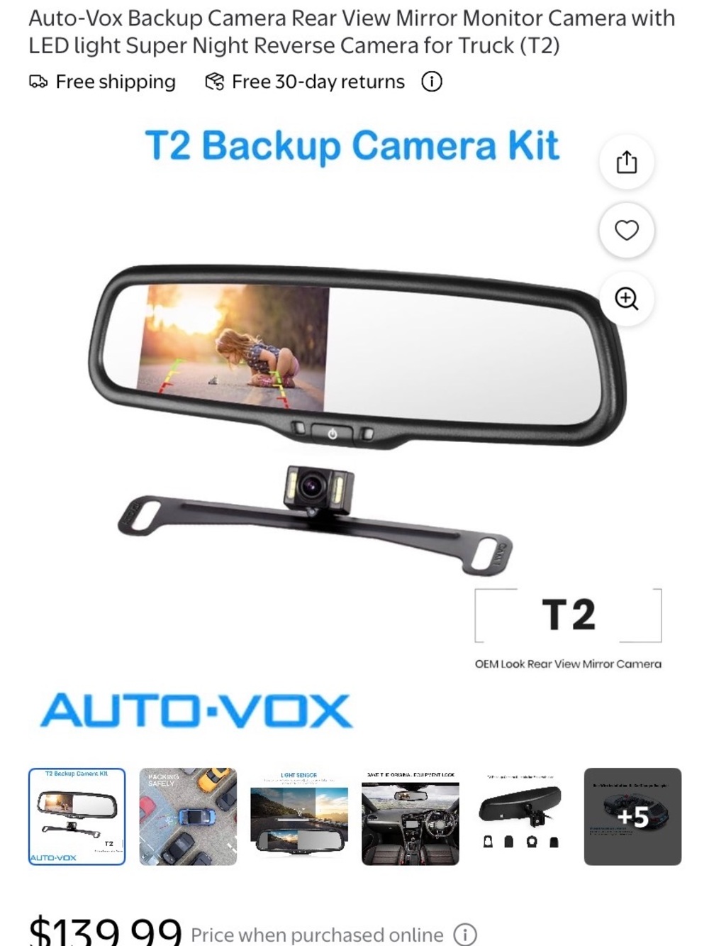 Car Rear View System